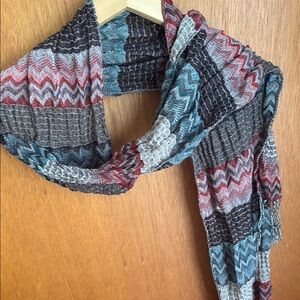 Maurices Multicolor Chevron Scarf
